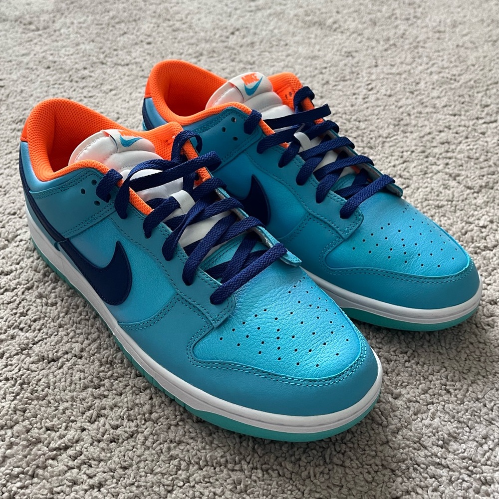 Nike Dunk Low SE Baltic Blue and Orange - Men’s Sz 11.5